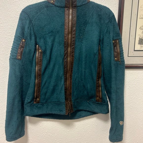Women’s Kuhl Teal Sherpa jacket Medium - Picture 2 of 6